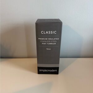 Simple Modern Gray Stainless Steel Tumbler